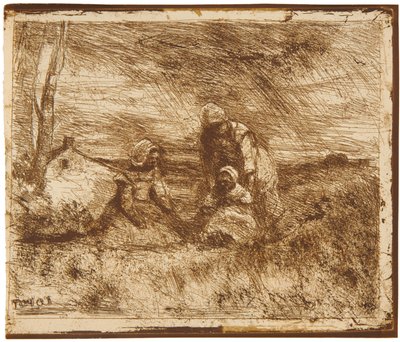 Kleine Schwester von Jean-Baptiste-Camille Corot