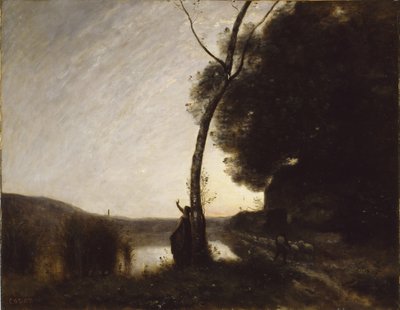 Der Abendstern von Jean-Baptiste-Camille Corot