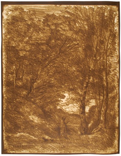 Die Gärten des Horaz von Jean-Baptiste-Camille Corot