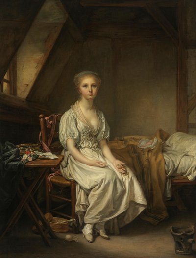 Die Klagen der Uhr von Jean-Baptiste Greuze