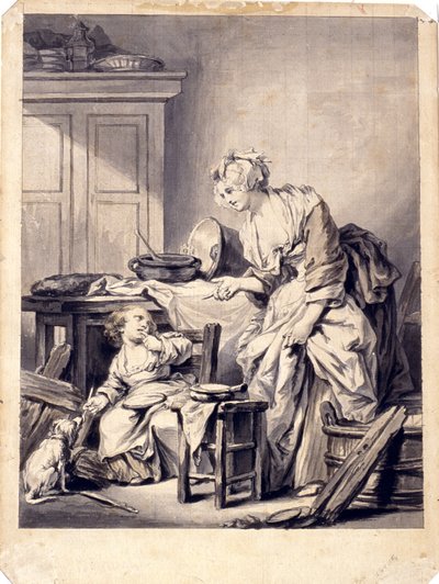 Die mütterliche Zurechtweisung von Jean-Baptiste Greuze