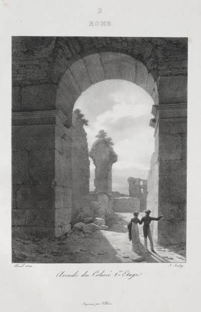 Reise nach Italien im Jahr 1822 von Jean-Baptiste Isabey