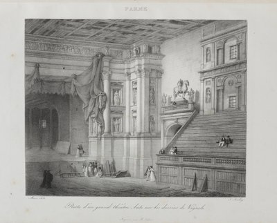 Reise nach Italien im Jahr 1822 von Jean-Baptiste Isabey