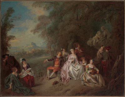 Ländliches Konzert von Jean-Baptiste Joseph Pater