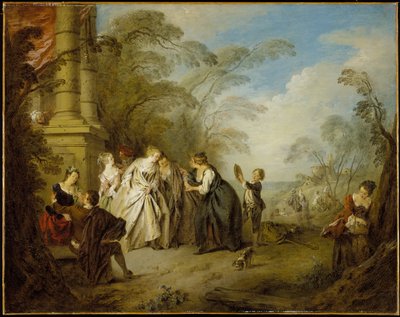 Die Wahrsagerin von Jean-Baptiste Joseph Pater