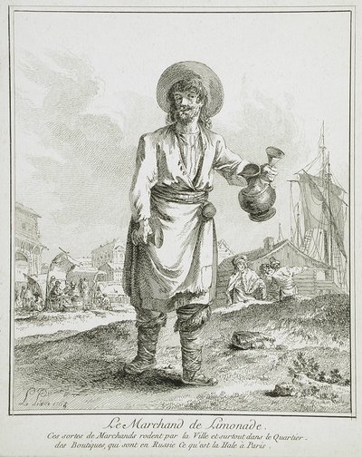 Die Limonadenverkäuferin von Jean-Baptiste Le Prince