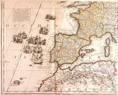 Spanien, Frankreich (mit Korsika), Belgien, Deutschland (Bundesland: Nordrhein-Westfalen, Süd-Niedersachsen, Süd-Sachsen-Anhalt, Hessen, Thüringen, Sachsen, Rheinland-Pfalz, Saarland, Baden-Württemberg, Bayern), Luxemburg, Österreich, Schweiz, Italien (Reg von Jean Baptiste Nolin