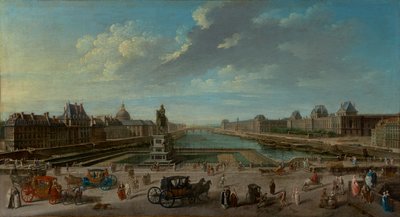 Ein Blick auf Paris von der Pont Neuf von Jean-Baptiste Raguenet