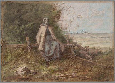 Die Hirtin von Jean-Francois Millet