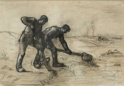Die Grabenden von Jean-Francois Millet