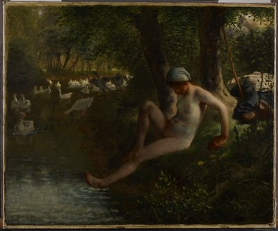 Das Gänsemädchen von Jean-Francois Millet