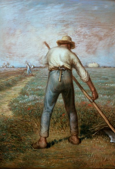 Der Schnitter, um 1866-68 von Jean-Francois Millet