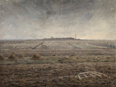Winter, Die Ebene von Chailly von Jean Francois Millet