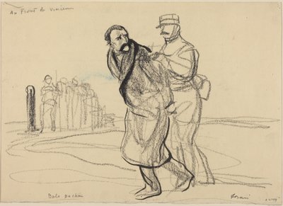 An der Front von Vincennes. Bolo Pacha, um 1914-1919 von Jean-Louis & Caran D