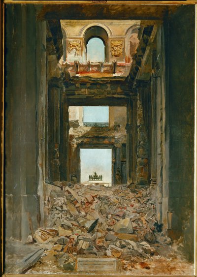 Der Arc de Triomphe du Carrousel von Jean-Louis Ernest Meissonier