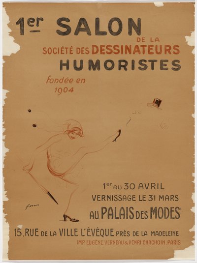 1er Salon des Humoristes, Palais des Modes von Jean-Louis Forain
