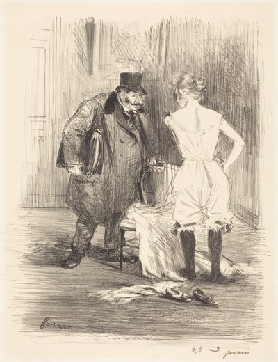 Eine Beschlagnahme von Jean-Louis Forain