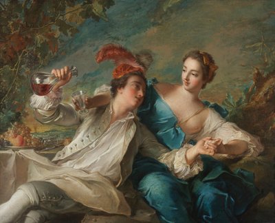 Die Liebenden von Jean-Marc Nattier