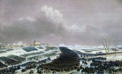 Die Schlacht von Preußisch-Eylau am 8. Februar 1807 von Jean Antoine Simeon Fort