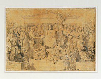 Apotheose des Homer von Jean Auguste Dominique Ingres