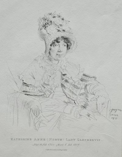 Katherine Anne Lady Glenbervie von Jean Auguste Dominique Ingres