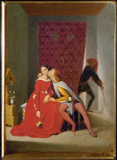 Paolo und Francesca von Jean Auguste Dominique Ingres