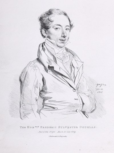 Porträt von Frederick Sylvester Douglas von Jean Auguste Dominique Ingres