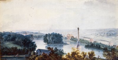 Zarskoje Selo. Die Chesme-Säule von Jean Balthazard de la Traverse