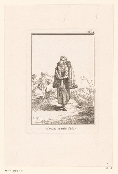 Moskauer Dienstmädchen von Jean Baptist Leprince