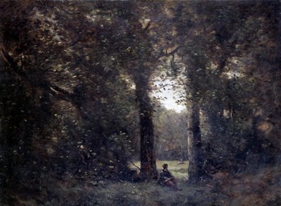 La cleriere, Erinnerung an die Stadt Avray von Jean Baptiste Camille Corot