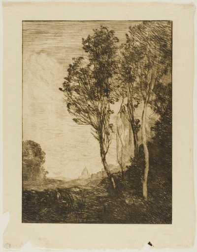 Erinnerung an Italien von Jean Baptiste Camille Corot