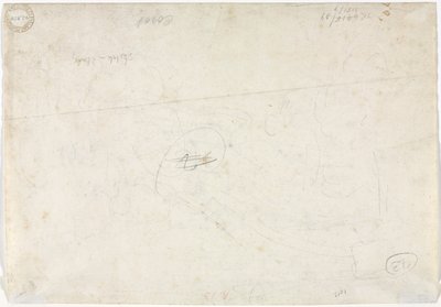 Skizze für eine Landschaft (Rückseite) von Jean Baptiste Camille Corot