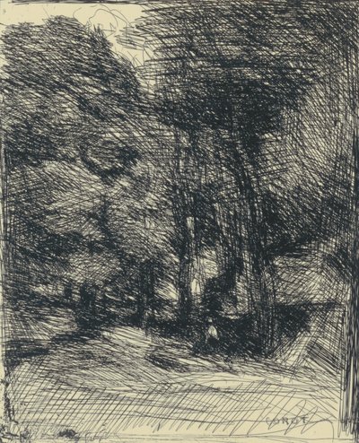Souvenir du Bas-Bréau von Jean Baptiste Camille Corot
