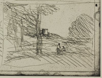 Der Turm von Heinrich VIII. von Jean Baptiste Camille Corot