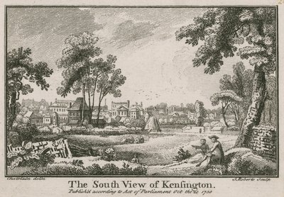 Die Südansicht von Kensington von Jean Baptiste Claude Chatelain