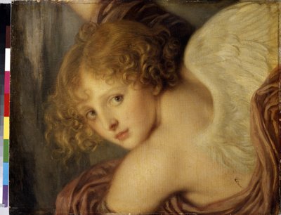 Kopf von Amor von Jean Baptiste Greuze