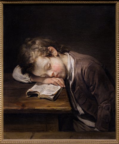 Der kleine faule Junge von Jean Baptiste Greuze