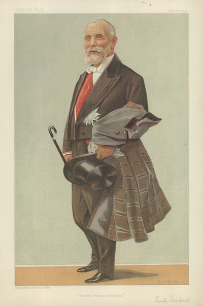 Emile Loubet, der Präsident der Französischen Republik von Jean Baptiste Guth