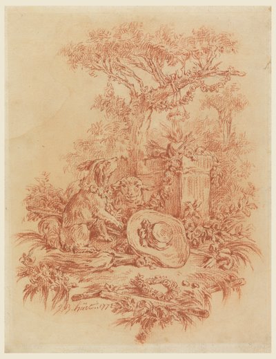 Pastorale, 1772 von Jean-Baptiste Huet