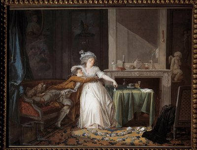 Die zerbrochene Tasse von Jean Baptiste Mallet