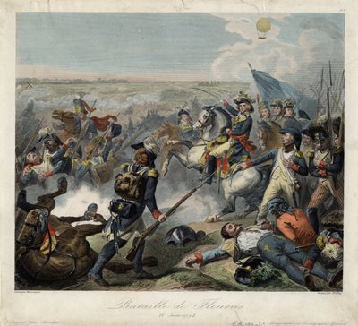 Die Schlacht von Fleurus am 26. Juni 1794, 1795 von Jean Baptiste Mauzaisse