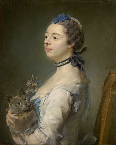 Magdaleine Pinceloup de la Grange, geborene de Parseval von Jean-Baptiste Perronneau