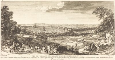 Ansicht der Landschaft des königlichen Hauses von Saint Cir von Jean Baptiste Rigaud