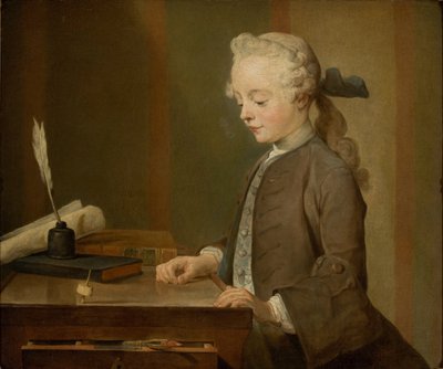 Porträt von Auguste Gabriel Godefroy von Jean Baptiste Simeon Chardin