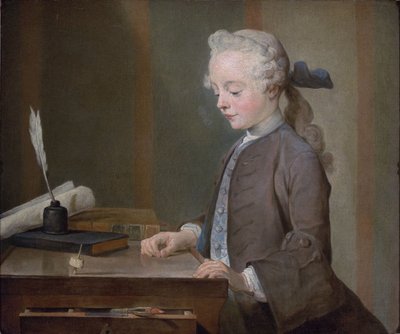 Porträt von Auguste Gabriel Godefroy von Jean Baptiste Simeon Chardin