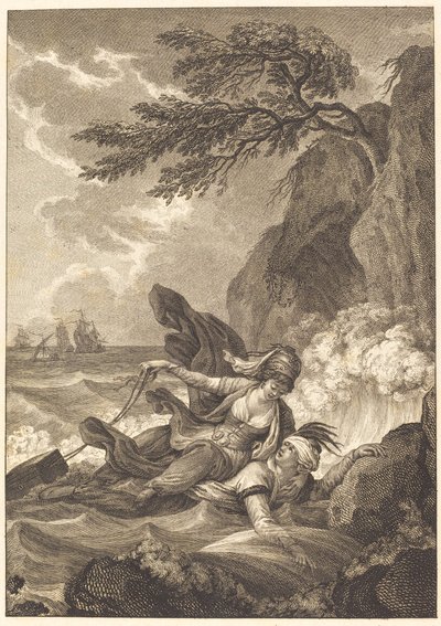 Die Braut des Königs von Garbe: Die Kassette von Jean Baptiste Tilliard after Charles Monnet
