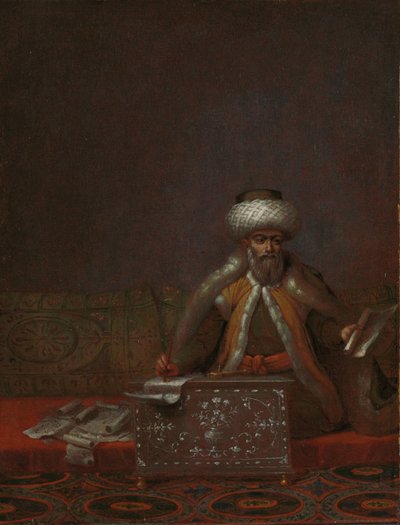 Der Reis Effendi, Leiter der Kanzlei von Jean Baptiste Vanmour