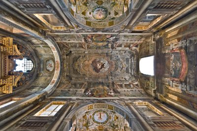 Apotheose des Heiligen Franziskus, Kirche des Heiligen Franziskus, Sassuolo, Italien von Jean Boulanger