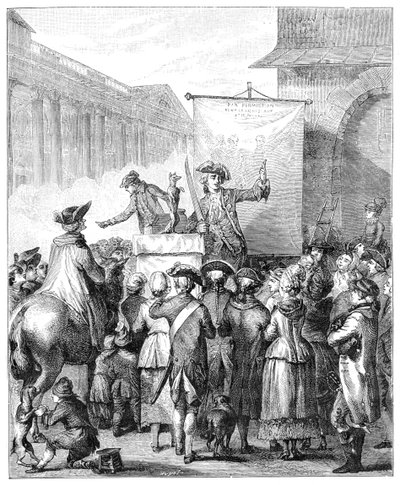 Der Scharlatan im Louvre, Paris, 1885 von Jean Duplessis Bertaux