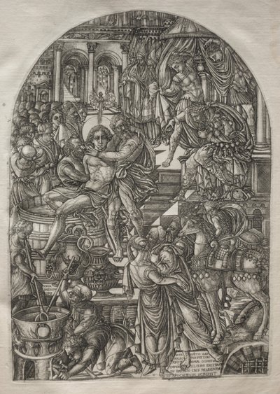 Die Apokalypse: Das Martyrium des heiligen Johannes des Evangelisten von Jean Duvet